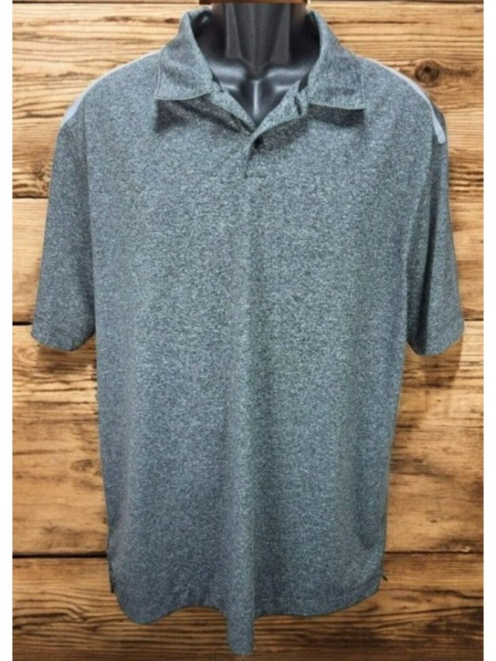 Nike Golf Tour Performance Dri-Fit Mens Gray Polo Large